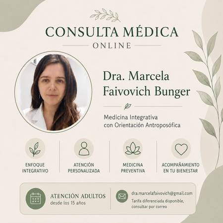 Dra. Marcela Faivovich - Medicina Integrativa / Médica Familiar mención Adultos