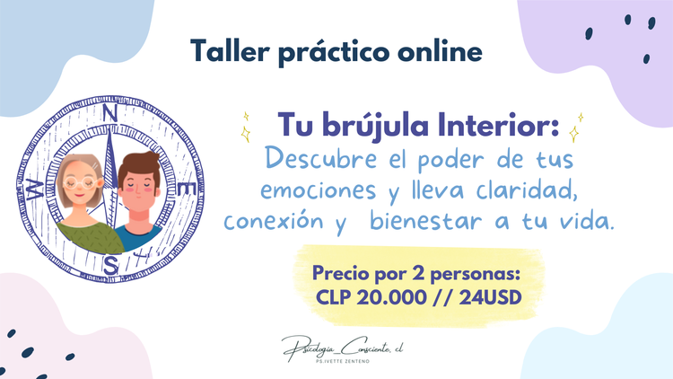 PROMO x2 Taller: "Tu brújula Interior: Descubre el poder de tus